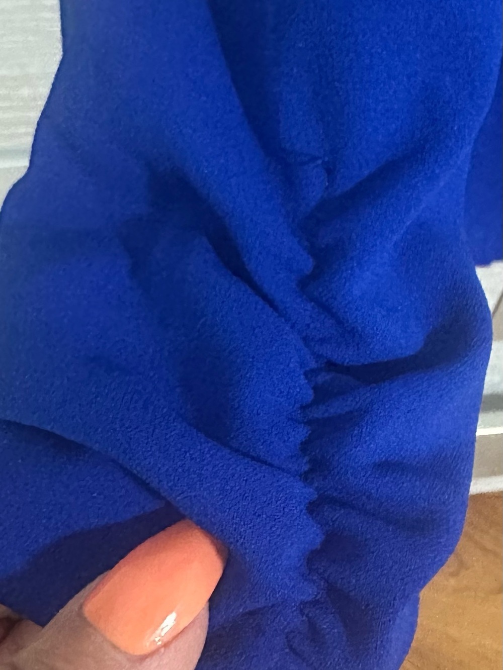 Boutique Royal Blue Single-Button Women's Blazer - Picture 4 of 7